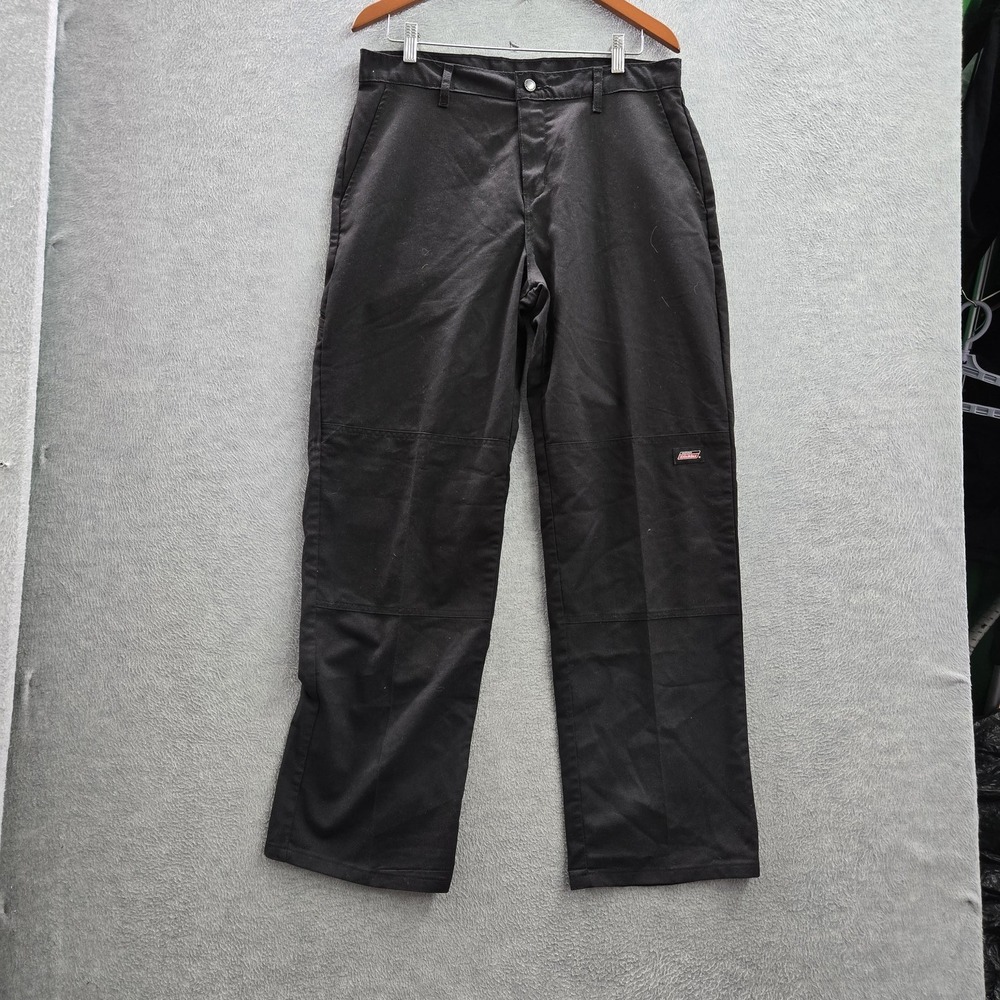 Dickies Men Pants 32X32 Black Work Twill GP738BK Pants Button 31" Inseam